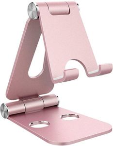 Support Téléphone En Métal - Lot De 2 - Stable Et Pratique Pour Bureau, Salon, Chambre - 4