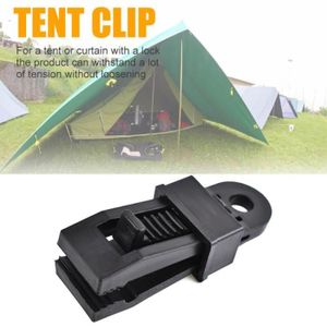 Lot 10 Clips Pince pour Bâche Auvent Tente Camping Outil de Serrage