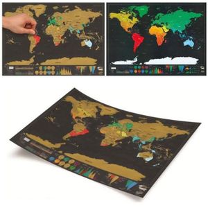 Carte Du Monde A Gratter