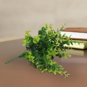 FLEUR ARTIFICIELLE pantalon mini feuilles Plante en plastique artificielle Mini laisse l'herbe d'aménagement paysager pour la décoration de-LAI
