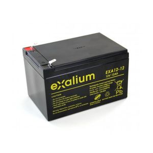 BATTERIE VÉHICULE Batterie plomb Exalium 12V 12Ah EXA12-12
