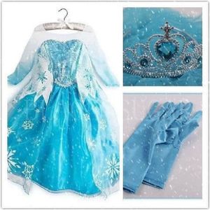 Déguisement La Reine des Neiges Enfant, Elsa Deluxe T:M (5 à 6 Ans) —  Juguetesland