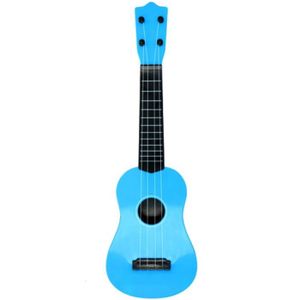 GUITARE Guitare acoustique folk 57 cm 4 cordes enfant jouet bleu