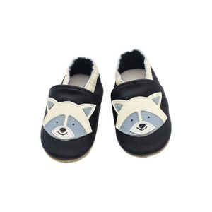 CHAUSSON - PANTOUFLE Bébé Chaussures Pantoufle Enfant Cuir Souple Chaussons 0 6 12 18 24 Mois