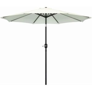 PARASOL Parasol De Jardin Inclinable 270Cm Parasol Pliable Portable Système De Manivelle Protection Solaire Etanche À La Pluie Pour B[J322]