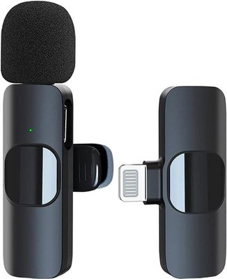 MULBEVD Micro Cravate Sans Fil Mini Pour IPhone K2 - Micro Portable Avec Réduction Bruit