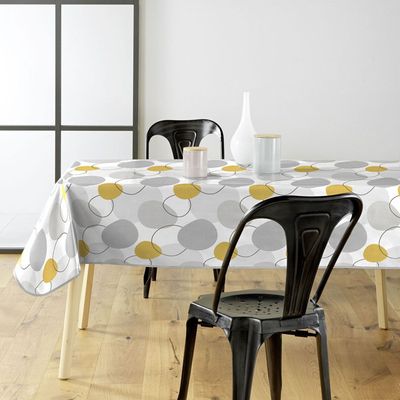 Sous-nappe PVC Ronde Grise - Diamètre 138 Cm - Marque Teknigomme - Neuf