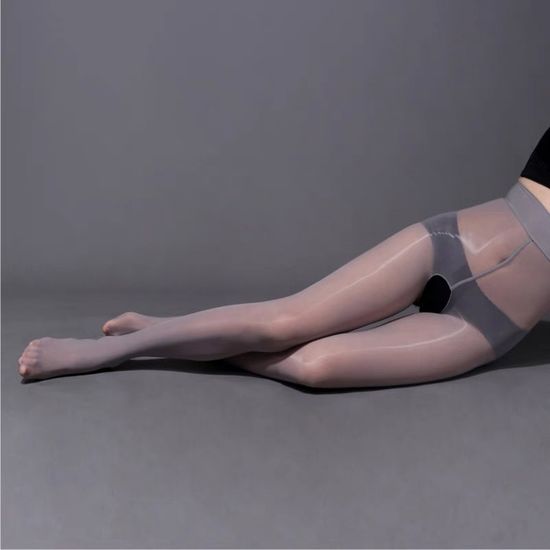 Legging Transparent Brillant Ouvert à L'Entrejambe - Pour Danse, Yoga, Femme - Taille M à 2XL - 3