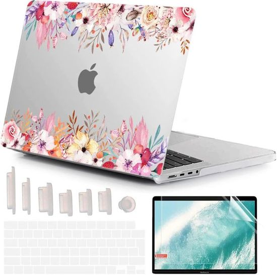 Coque 4-en-1 Pour MacBook Pro 14 Pouces M1-M4 - Protection Mince Et Clavier