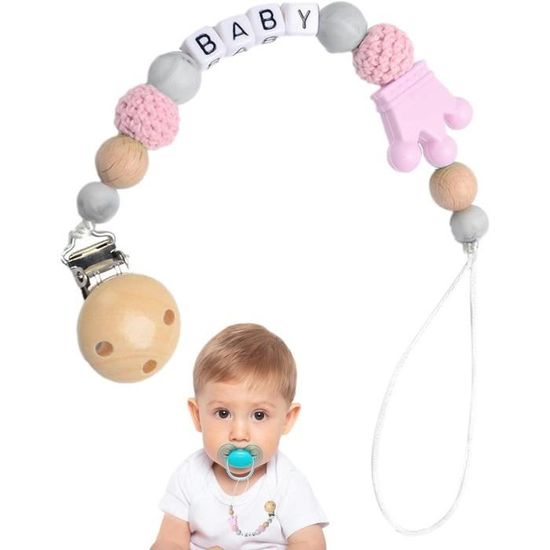 Lot De 4 Attaches-sucettes Pour Bébé - Clips Multifonctions Pour Tétine, Bavoir, Draps, Jouets (couleur Blanche)
