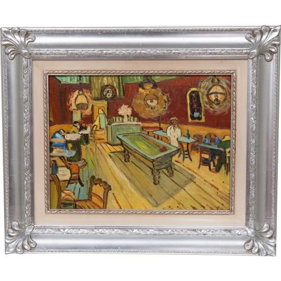 Huile Peinte à La Main Sur Toile Avec Cadre En Bois Feuille D Argent Fin 60x3x50 Cm Réf 3235 Achat Vente Tableau Toile Soldes Sur Cdiscount Dès Le 20 Janvier Cdiscount
