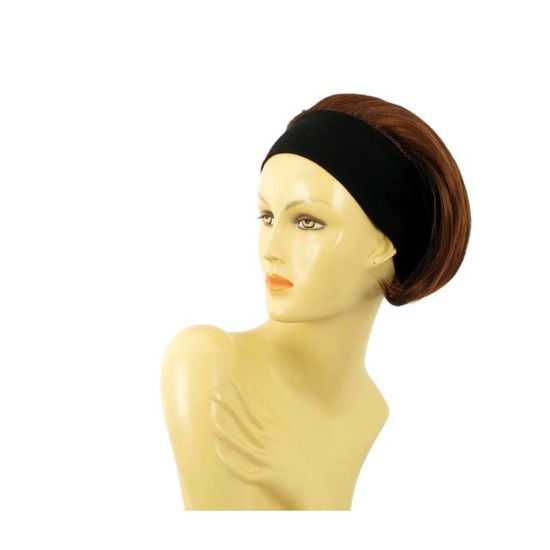 Perruque Courte Femme Châtain Cuivré Intense ELISA En 322 - Synthétique, Neuve Avec étiquettes
