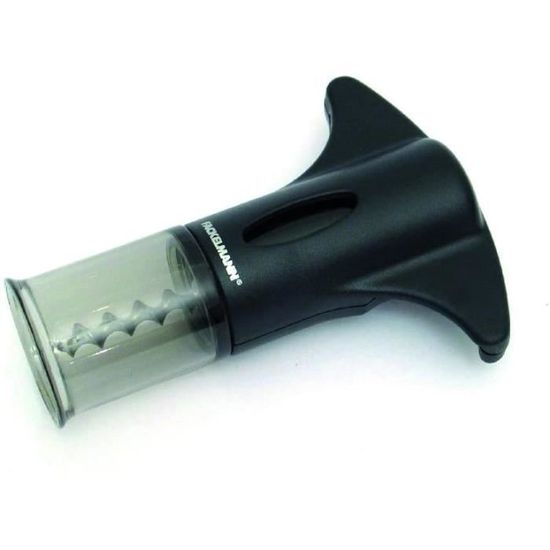 Tire-bouchon Vis Sans Fin Fackelmann - Couleur Blanc Ou Noir - Dimensions 15x4 Cm - Acier Trempé Et ABS Ouvre Bouteille Vin Acier Trempé