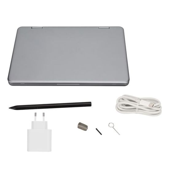 Ordinateur Portable 2 En 1 11,6" FHD Écran Tactile Ordinateur Portable Celeron N4020 CPU 6Go SSD