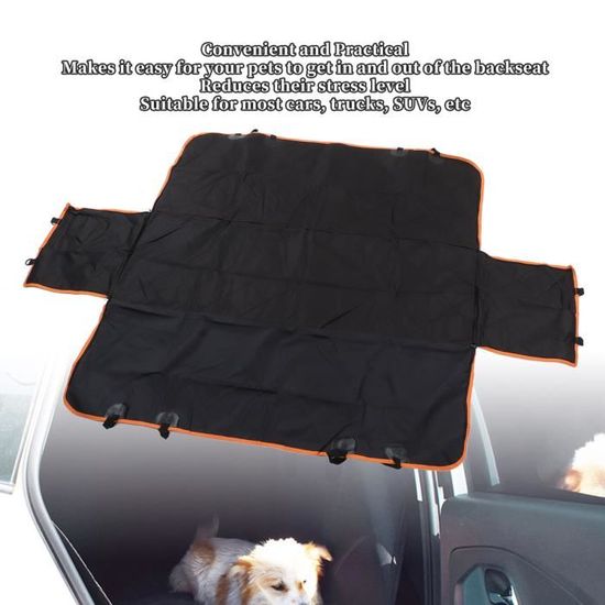 Housse De Protection Pour Siège Auto Chien BingoPaw – Banquette Arrière Imperméable, Rigide, Taille Universelle