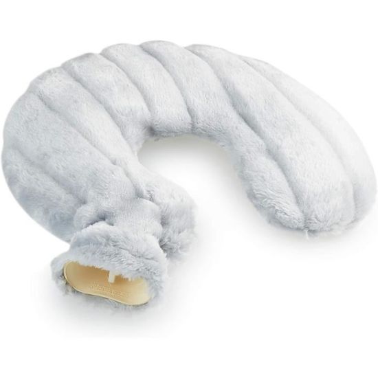 Bouillotte Nuque Naturelle Avec Housse Coton - Thérapie Par La Chaleur Et Le Froid - 40x30cm