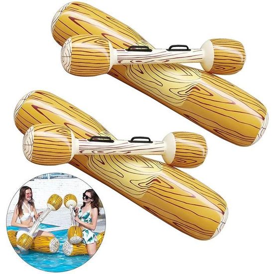 SED Flotteur Gonflable de la Piscine avec Pagaies, Flotteur Canoë sur