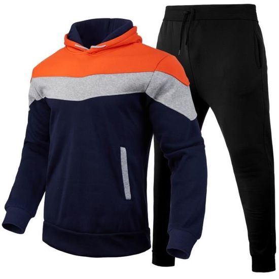 Automne Hommes Survêtement à Capuche Vêtements De Sport à Manches Longues à Capu