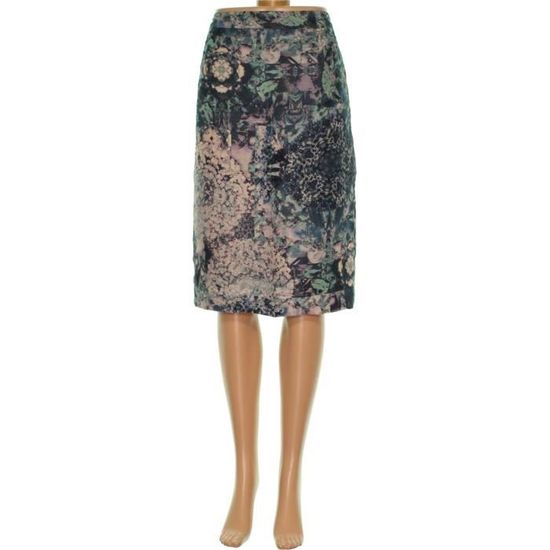 Jupe Marks & Spencer Bleu Marine - Taille 14 - Longueur 79 Cm - Occasion Très Bon état