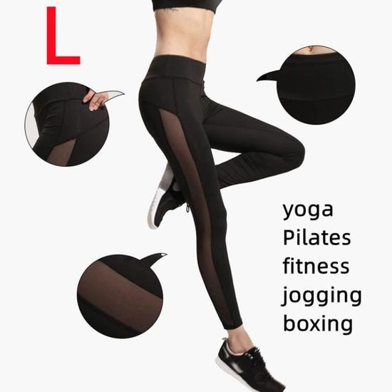 Legging de Sudation Femme Noir Taille L Conception Taille