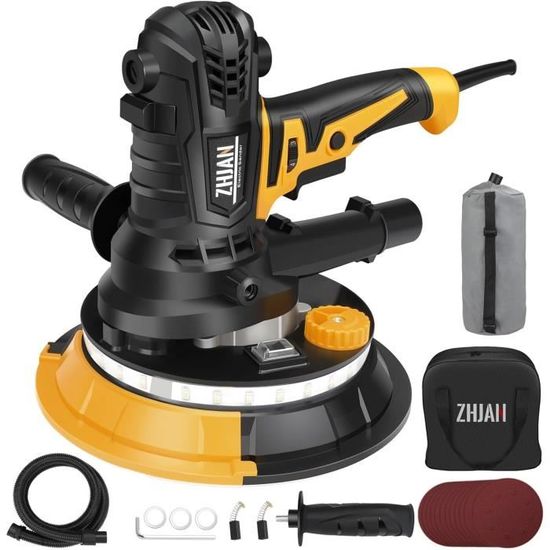 Disque Ponçage Plafond Plaque Abrasive Pour Ponceuse Girafe 225mm - Compatible Fartools DWS 710 E Ponçage Mur