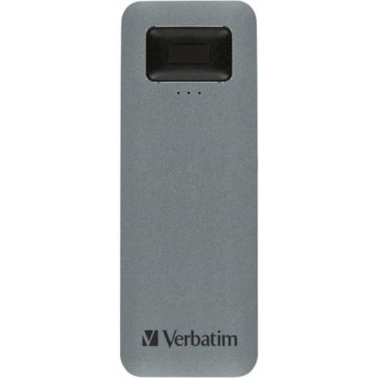 Disque dur externe SSD USB 3.0 Verbatim - 1 To - Gris - 53657