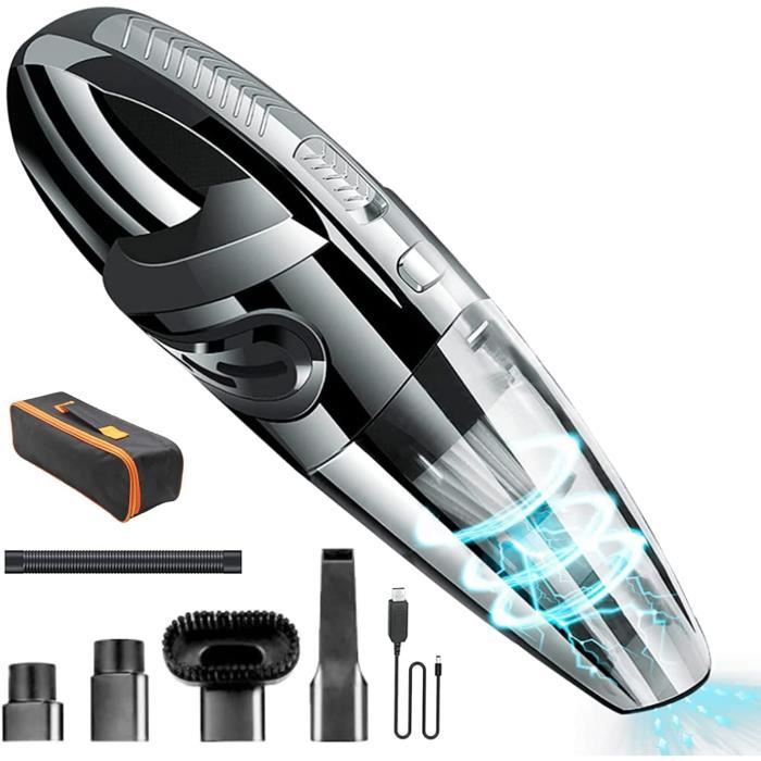 Aspirateur à main sans fil Filtre HEPA Puissance d'aspiration 6200 Pa