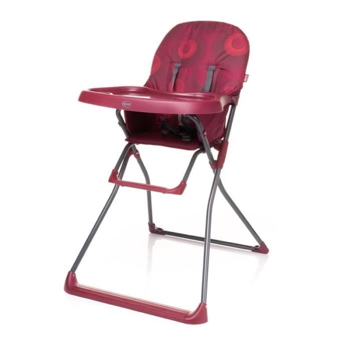 FLOWER ROUGE Chaise haute pour bébé Pliable Gain de place Plateau FLOWER ROUGE Chaise haute pour bébé Pliable Gain de place Plateau