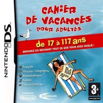 Nintendo Cahier De Vacances Pour Adultes / Jeu Console Nint