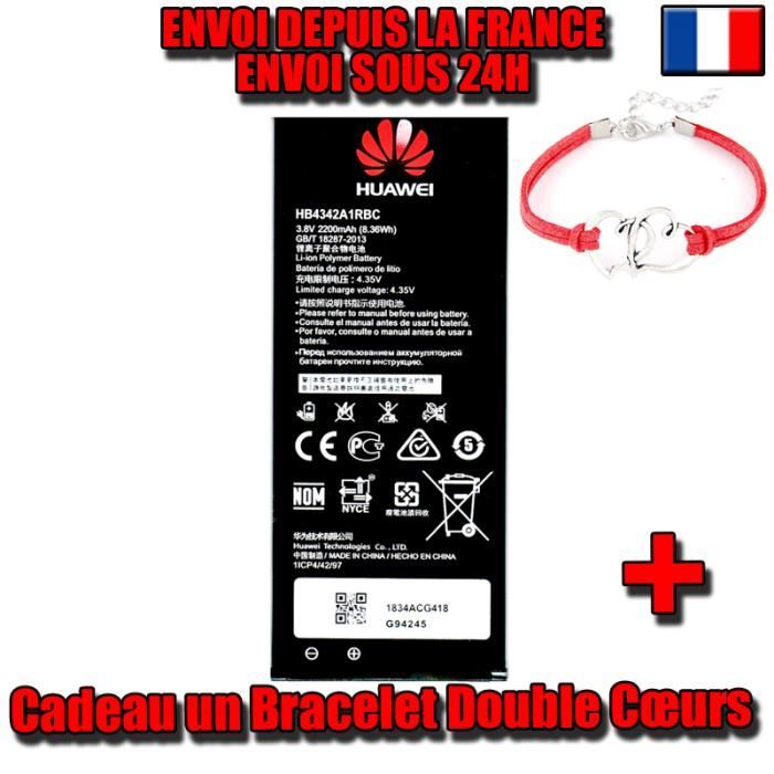 BATTERIE ORIGINALE ★★ HUAWEI HONOR 4A - ASCEND Y6 - Y5 II ★★ HB4342A1RBC