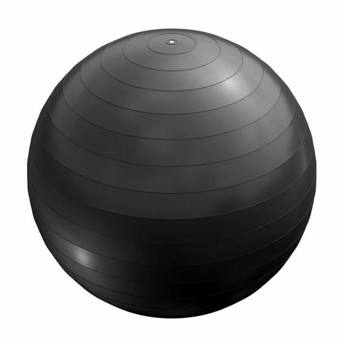 Swiss ball - Ballon de gym NOIR / 65cm
