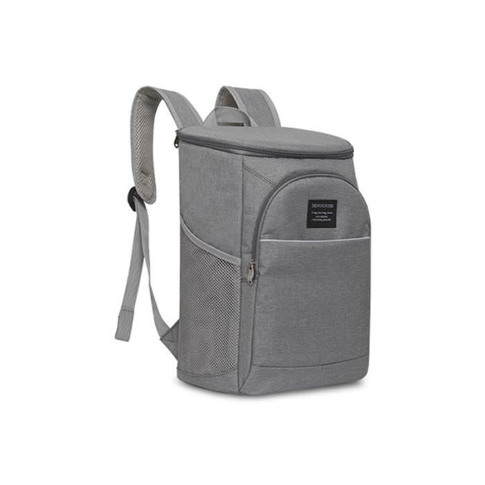 Sac à Lunch Portable,Sac isotherme épaissi imperméable grand sac de glace emballage alimentaire conteneur - Type Gray