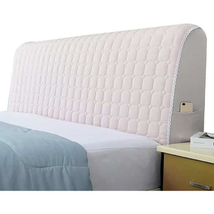 tete de lit bois selle Housse de tête de lit en Coton Tissu Doux Tout Compris Housse de tête de lit en Bois Massif Style Simple A231