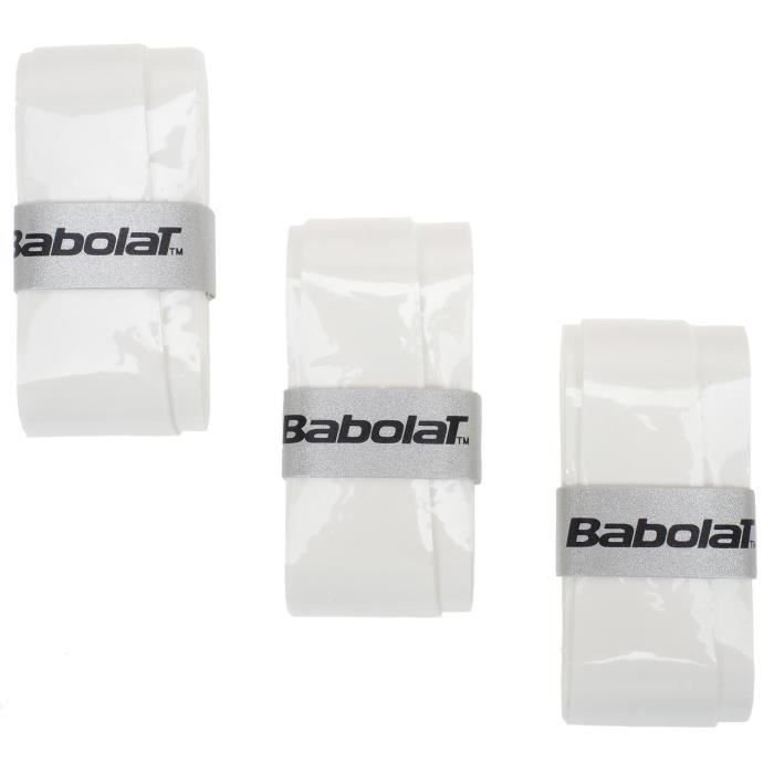 Surgrip raquette de tennis Pro tour x3 blanc - Babolat UNI Blanc