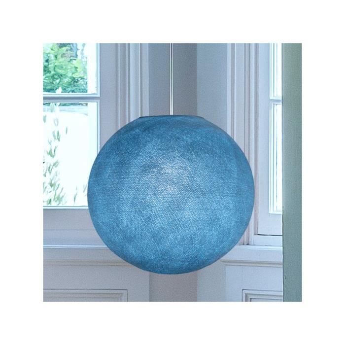 LA CASE DE COUSIN PAUL LUMIERE GLOBE Taille S 31 cm couleur bleu denim