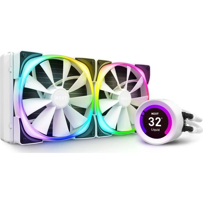 NZXT Ventilateur Kraken Z63 RGB - Blanc - RL-KRZ63-RW