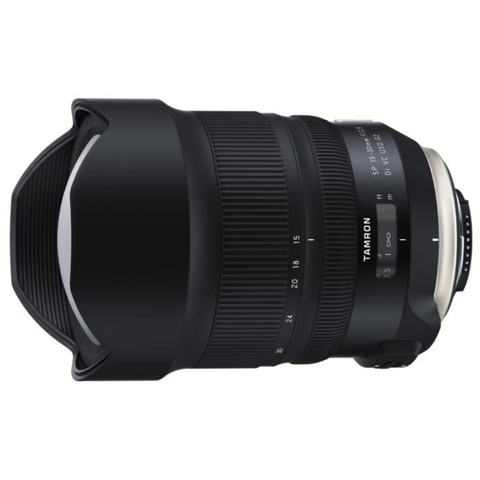 Tamron SP 15-30mm F-2.8 Di VC USD G2, 0,28 m, Canon EF, 15 - 30 mm, Canon, Cache d'objectif de type pétale, Noir