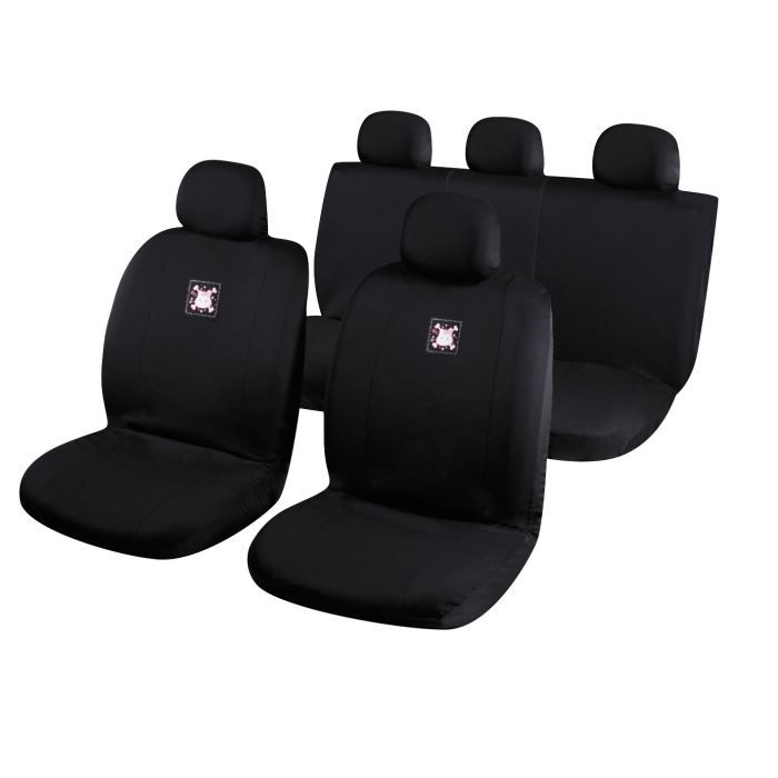 HOUSSES AUTO 100% POLYESTER 9 PCS
