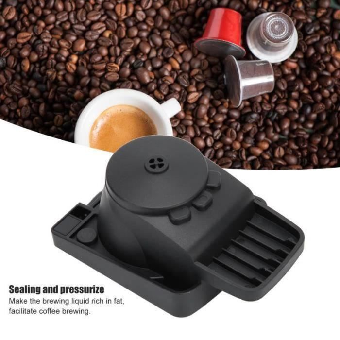 BT15258-DILWE--Adaptateur Capsule Accessoire Machine à Café pour DOLCE GUSTO Capsules Jetables-Réutilisables-LAT