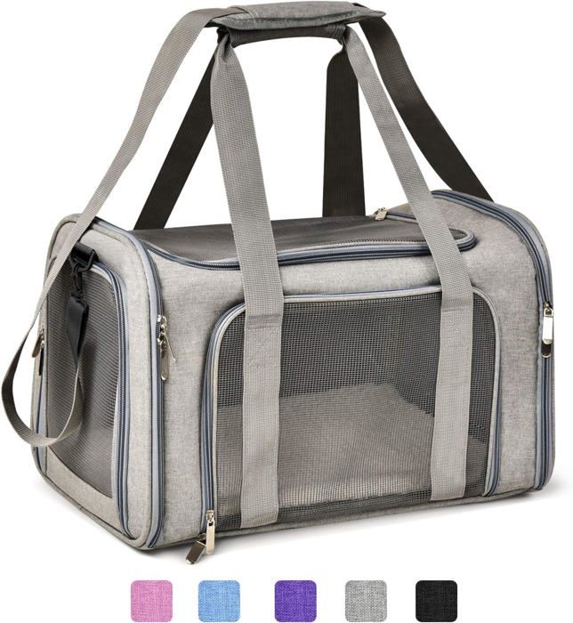 Meilleurs prix pour Sac de Transport - YNKKVRE - Pour Chats et Chiens - Tissu Imperméable - Taille Moyenne - 15 lb Max