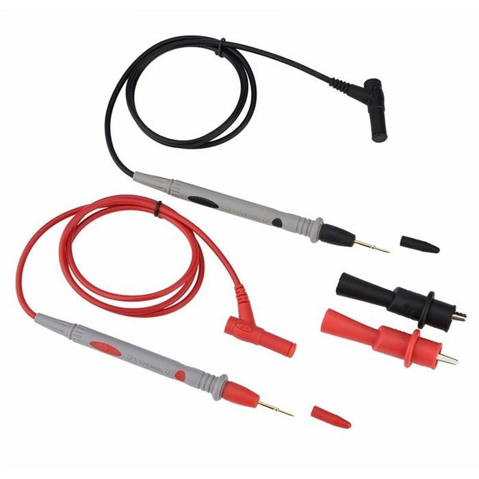 Câbles Test Multimètre PT1005 - 1000V 20A, Sondes Haute Précision Universelles, Idéales Électricité & Électronique !