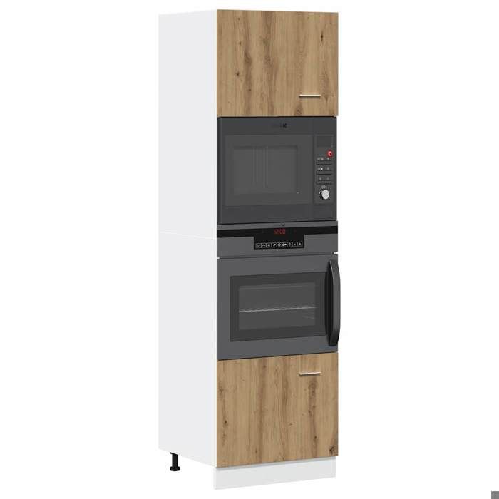 SALE 2025Commode bahut cuisine - Armoire à micro-ondes chêne artisanal 60x57x207 cm5269 Kg 9312