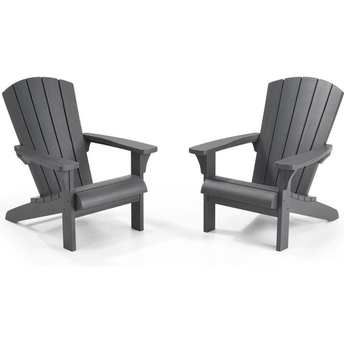 Lot De 4 Fauteuils Adirondack Anis | Leroy Merlin