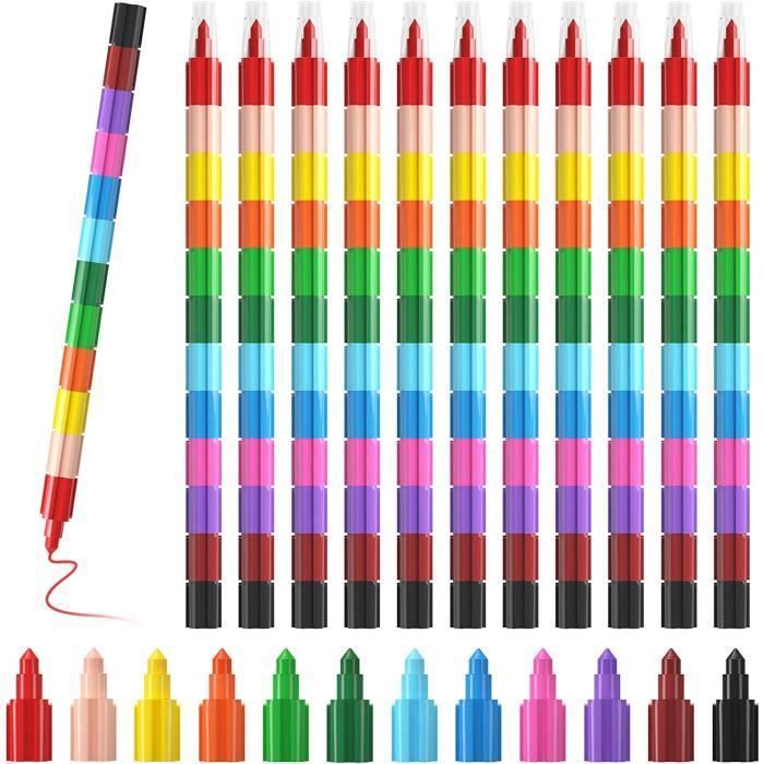 LSLJS 10 Pcs Lots de Crayons, Crayons en Bois pour Enfants pour Écrire Dessiner Croquis Cadeaux, Crayons pour l'École Primaire et pour Enfants avec