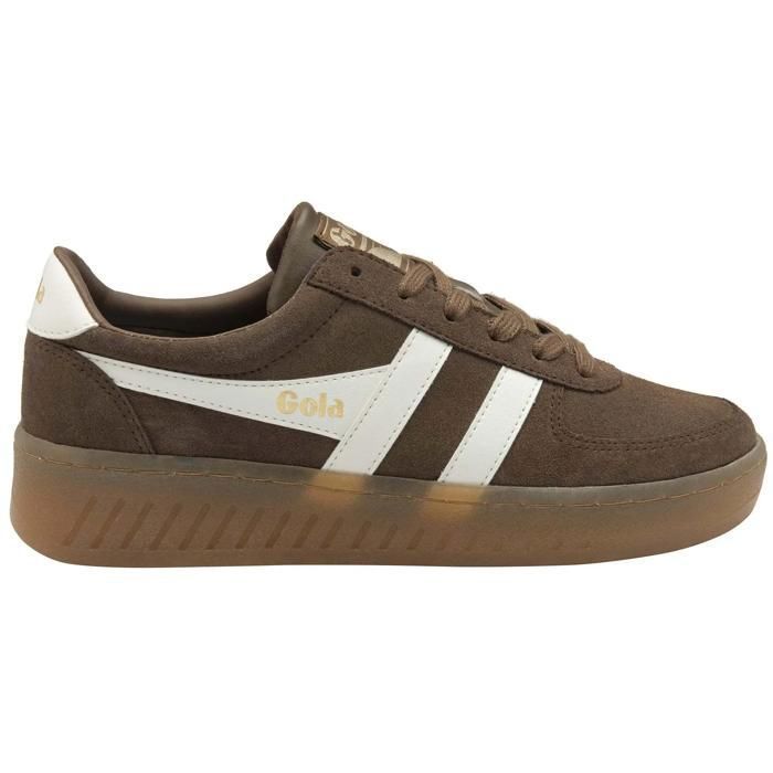 Baskets femme Gola Grandslam Suede Trainer - otter/off white/gum Baskets femme Gola Grandslam Suede Trainer - otter/off white/gum
