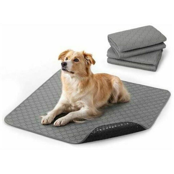 Comparer les prix de Tapis de Propreté pour Chien 70x100 cm - Alèse Lavable et Super Absorbante Antidérapante et à Séchage Rapide