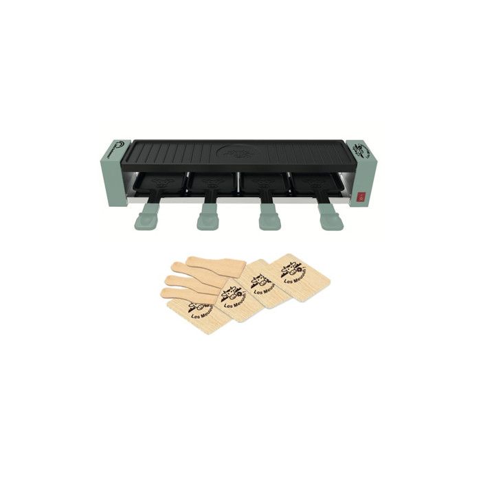 Raclette et grill - LITTLE BALANCE - 8943 - 4 personnes - Plaque 50 cm antiadhésive sans PFAS - 800 W Raclette et grill - LITTLE BALANCE - 8943 - 4 personnes - Plaque 50 cm antiadhésive sans PFAS - 800 W