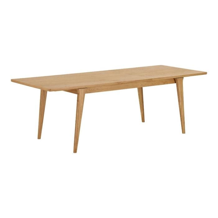Karna table de salle à manger 180 230 cm incl. 1 rallonge placage chêne. Karna table de salle à manger 180 230 cm incl. 1 rallonge placage chêne.