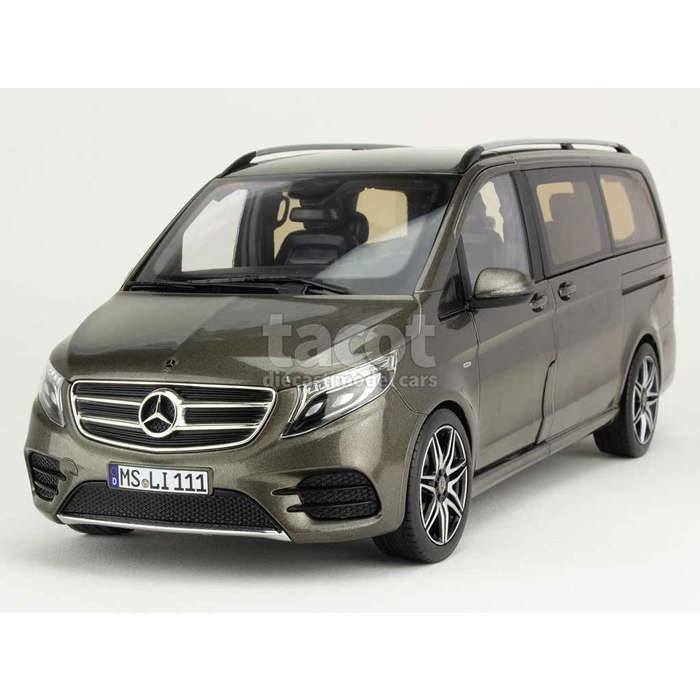Voiture miniature de collection - NOREV - Mercedes V‑Class AMG Line 2018 - Indium Grey - Échelle 1/18 - Monté métal Voiture miniature de collection - NOREV - Mercedes V‑Class AMG Line 2018 - Indium Grey - Échelle 1/18 - Monté métal
