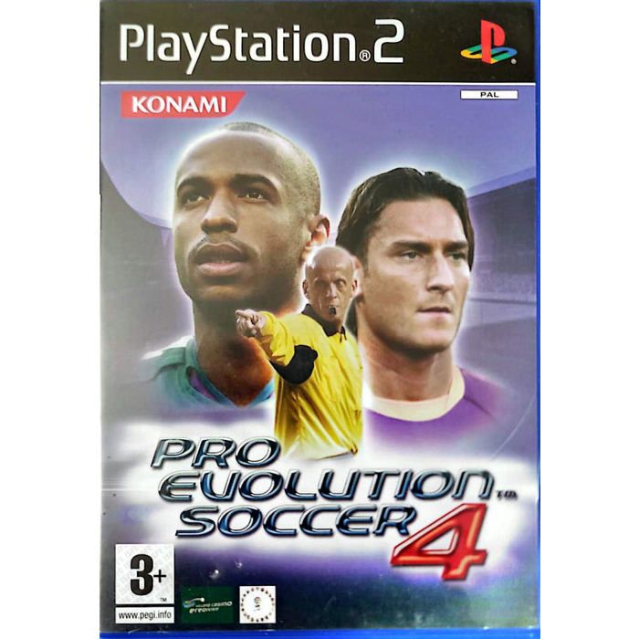 Pro Evolution Soccer 4 – Pes 4 PS2 – Jeu De Football – PlayStation 2 – Konami – Pal Fr
